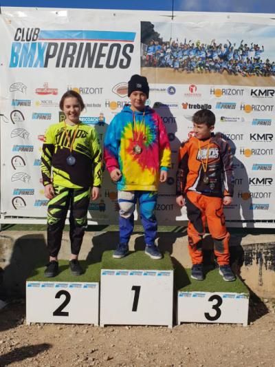 Magníficos resultados para Zaira Vargas, del club BMX Los Pinos, en Zaragoza