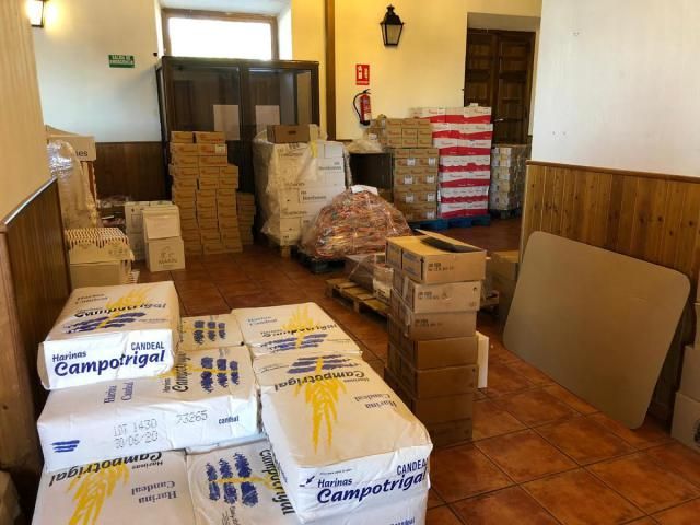 COVID-19 | 15 toneladas de alimentos llegan a 1.600 familias vulnerables de La Sagra toledana