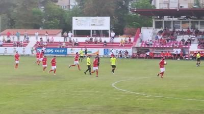 El primer ensayo del CF Talavera acaba con goleada al Alcalá en su casa