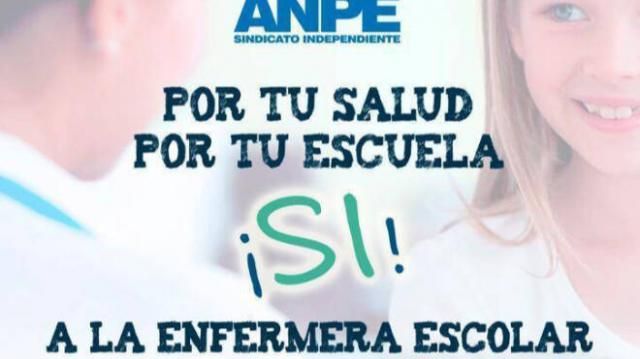 CORONAVIRUS | ANPE exige que haya enfermeras en los centros educativos