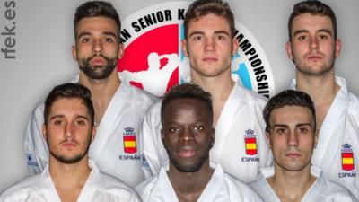 El talaverano Raúl Cuerva, bronce con el equipo de kumite en el Europeo