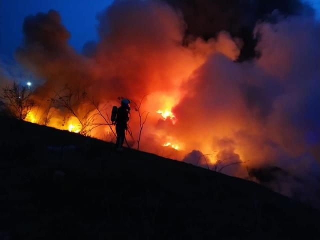 INCENDIO | Controlado el fuego originado en el Cerro de los Palos