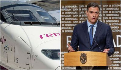 Pedro Sánchez promete que el AVE llegará a Extremadura "en un año"