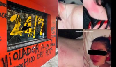 Aparecen pintadas de "violador a la cárcel", tras la denuncia de agresión sexual a una joven