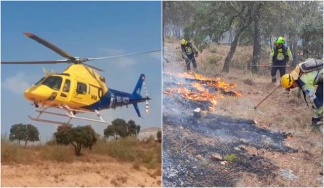 El incendio de Cañamares pasa a Nivel 1: casi 50 medios y 214 personas trabajan en la extinción