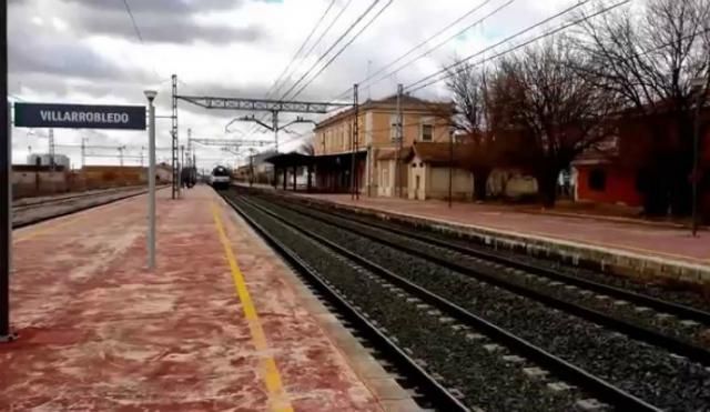 Fallece el hombre golpeado por un tren en Villarrobledo