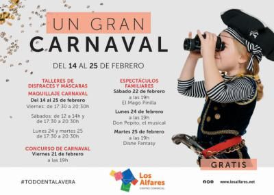 El Carnaval más "mágico" en Los Alfares: concursos de disfraces, talleres, juegos, regalos...