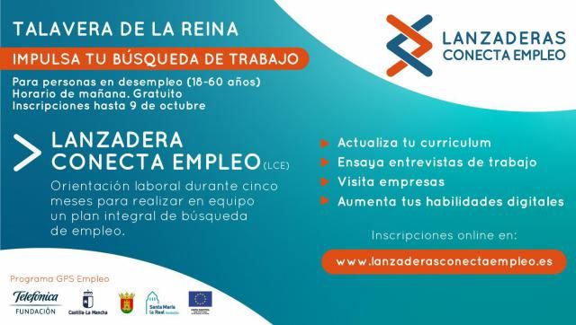 TALAVERA | Todavía puedes apuntarte a la nueva Lanzadera Conecta Empleo