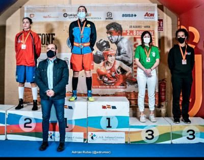 BOXEO | La boxeadora torrijeña Alejandra Nombela gana el bronce en el Campeonato de España