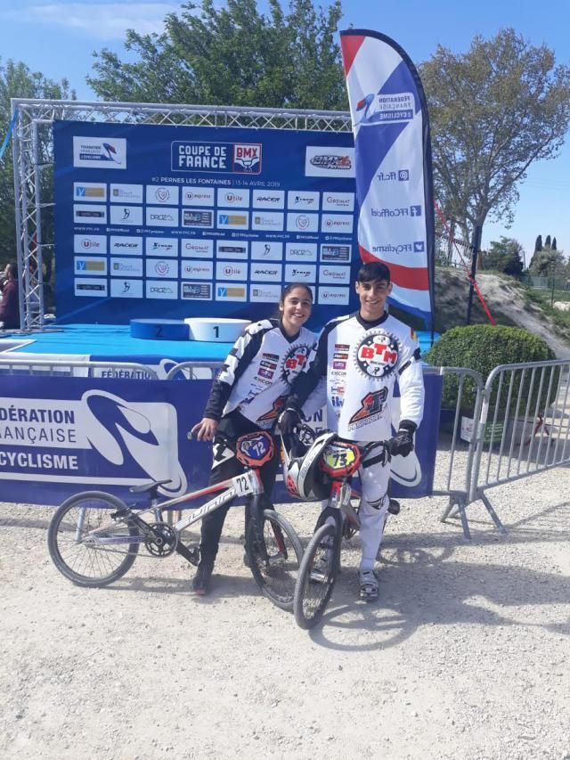 Los hermanos Gómez García del BTM Racing participaron en la Copa de Francia