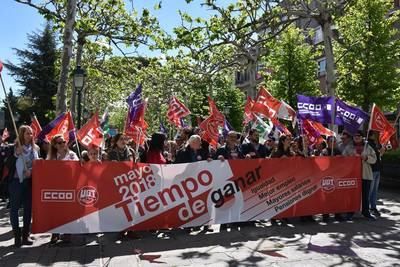 Mejores empleos, mayores salarios, igualdad y pensiones dignas, marcan el 1 de Mayo en Talavera