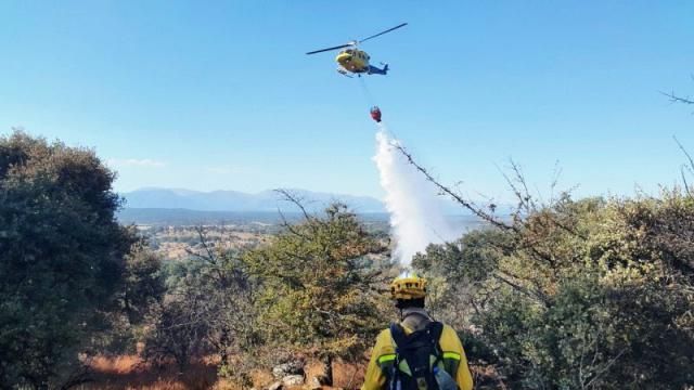 Extinguido el incendio declarado en una zona de bosque de La Puebla