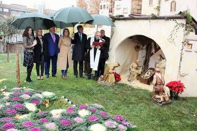 Caja Rural CLM inaugura en Toledo su tradicional Belén con más de 70 animales