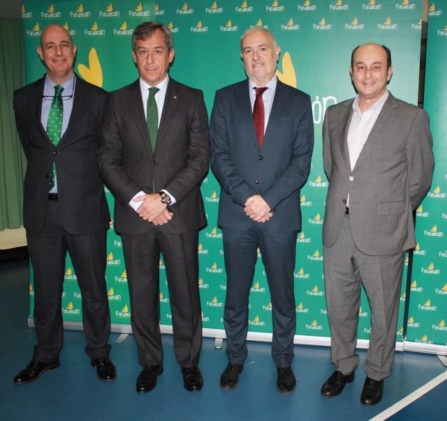 De i. a d. Vicente Muñoz, Javier López, Juan Carlos Adau y Santiago Moreno