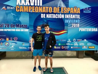 Javier López, del CN Talavera logra el cuarto mejor tiempo de 200 espalda en el Campeonato de España infantil