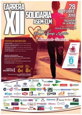 La XII carrera solidaria ASEM CLM 'Avanzando juntos' se celebrará el 28 de octubre