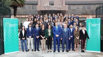 65 alumnos universitarios comienzan sus prácticas en Eurocaja Rural