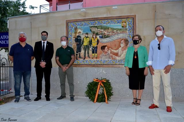 CASTILLO DE BAYUELA | Un mural para los héroes del Covid-19