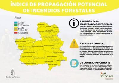 TALAVERA Y COMARCA | Continúa el riesgo alto de incendio forestal