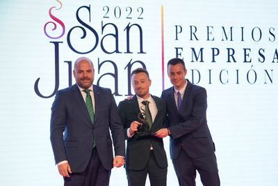 Embasana SL recibe el premio al "Joven Empresario" por parte de Eurocaja Rural