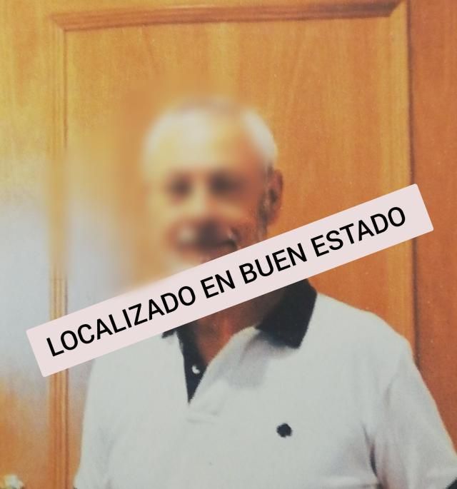 Localizan al hombre desaparecido este domingo