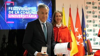 Eurocaja Rural, distinguida con la Medalla de Honor por la UDIMA