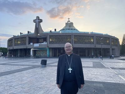 El arzobispo de Toledo visita la Basílica de Guadalupe de México