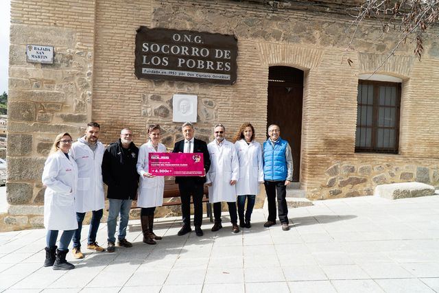 La Fundación Soliss dona 4.300 euros a la ONG de Cipriano