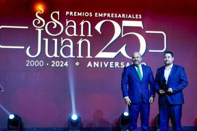 Eurocaja Rural entrega el galardón 'Joven Empresario' en los Premios Empresariales San Juan 2024