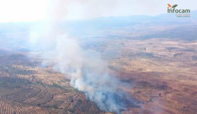 Incendio en La Estrella 