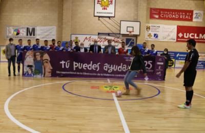 El Gobierno de CLM agradece al Manzanares Fútbol que visibilice la violencia de género