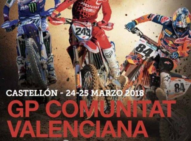 Cartel Mundial de Motocross en Castellón 2018