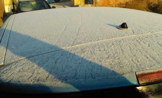 Heladas generalizadas este martes en Castilla-La Mancha