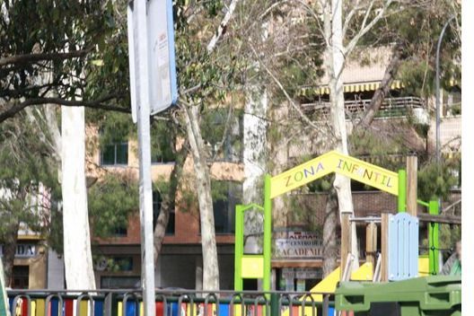 Imagen de archivo de un parque infantil en Talavera 