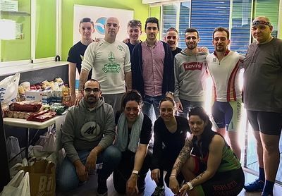 NNGG Fuensalida recoge más de 500 kilos de alimentos en la primera parte de su IV Maratón de Spinning Solidario