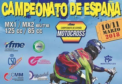 El Campeonato de España de Motocross reunirá en Talavera a más de 160 pilotos