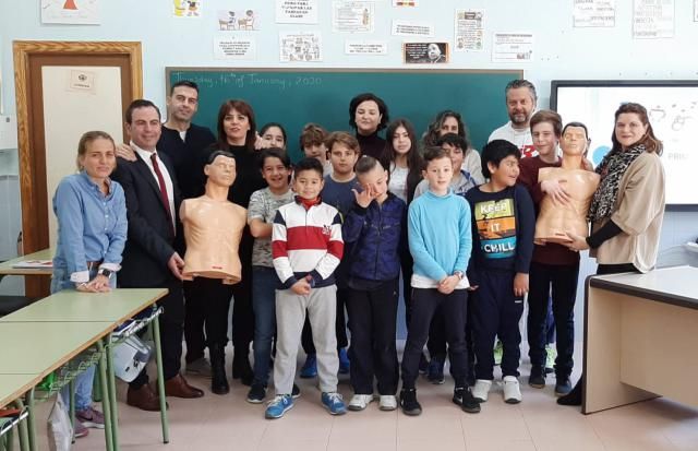 Más de 70 centros educativos de la provincia de Toledo participan en los cursos de ‘La Reanimación Cardiopulmonar en las Escuelas’