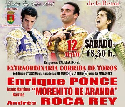 SAN ISIDRO | Ponce, Roca Rey y Morenito de Aranda, cartel para el 12 de mayo