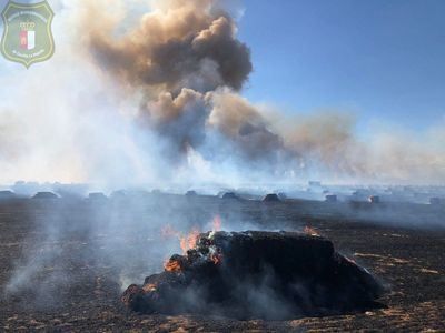 Extinguido el fuego declarado este jueves en La Pueblanueva