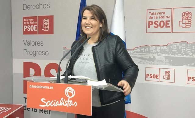 La secretaria general del Partido Socialista de Talavera de la Reina, Agustina García Élez