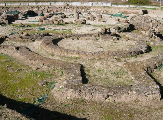 Imagen de la Villa Romana de El Saucedo, situada en Talavera la Nueva