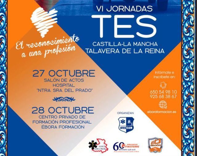 Talavera acoge las ‘VI Jornadas TES’ organizadas por ATESCAM y Ébora Formación