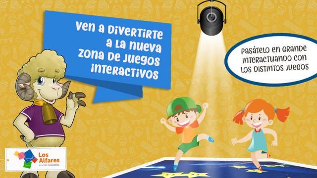 Los Alfares instala un proyector interactivo con juegos didácticos infantiles