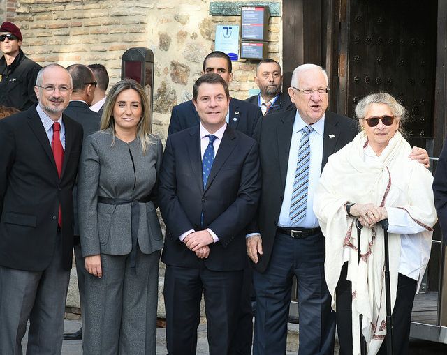 El presidente de Israel, Reuven Rivlin, visita el  Museo Sefardí