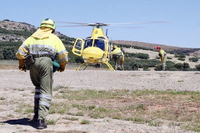 Extinguido el incendio en Barchín del Hoyo