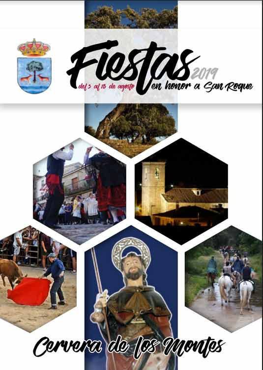 cartel de las fiestas de Cervera 2019