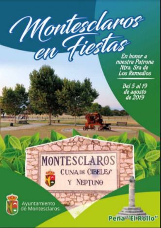 Programación de las fiestas de Montesclaros