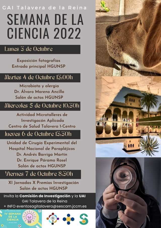 Vuelve la Semana de la Ciencia al Hospital de Talavera