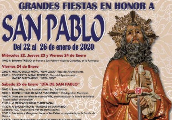 PROGRAMACIÓN | Comienzan las fiestas de San Pablo en Navalcán