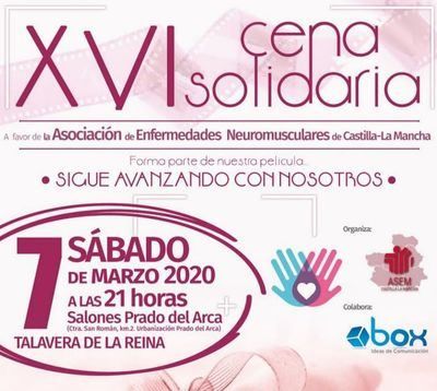 ASEM CLM celebra este sábado en Talavera su tradicional cena benéfica